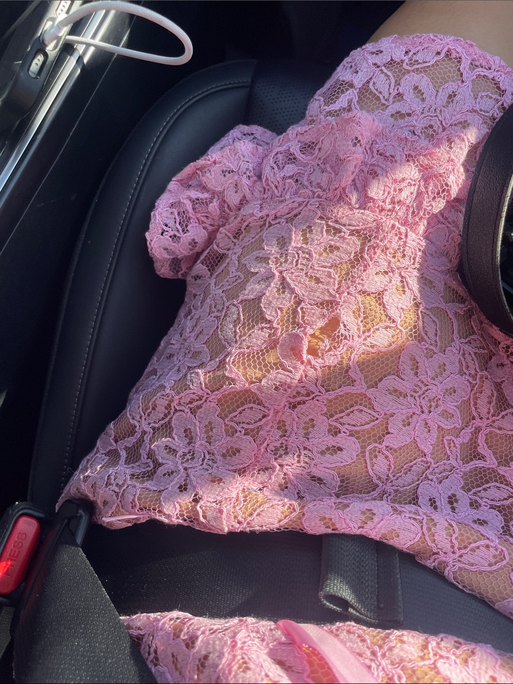 MAJORELLE Lilac Lace Slip Dress - Picture 6 of 6